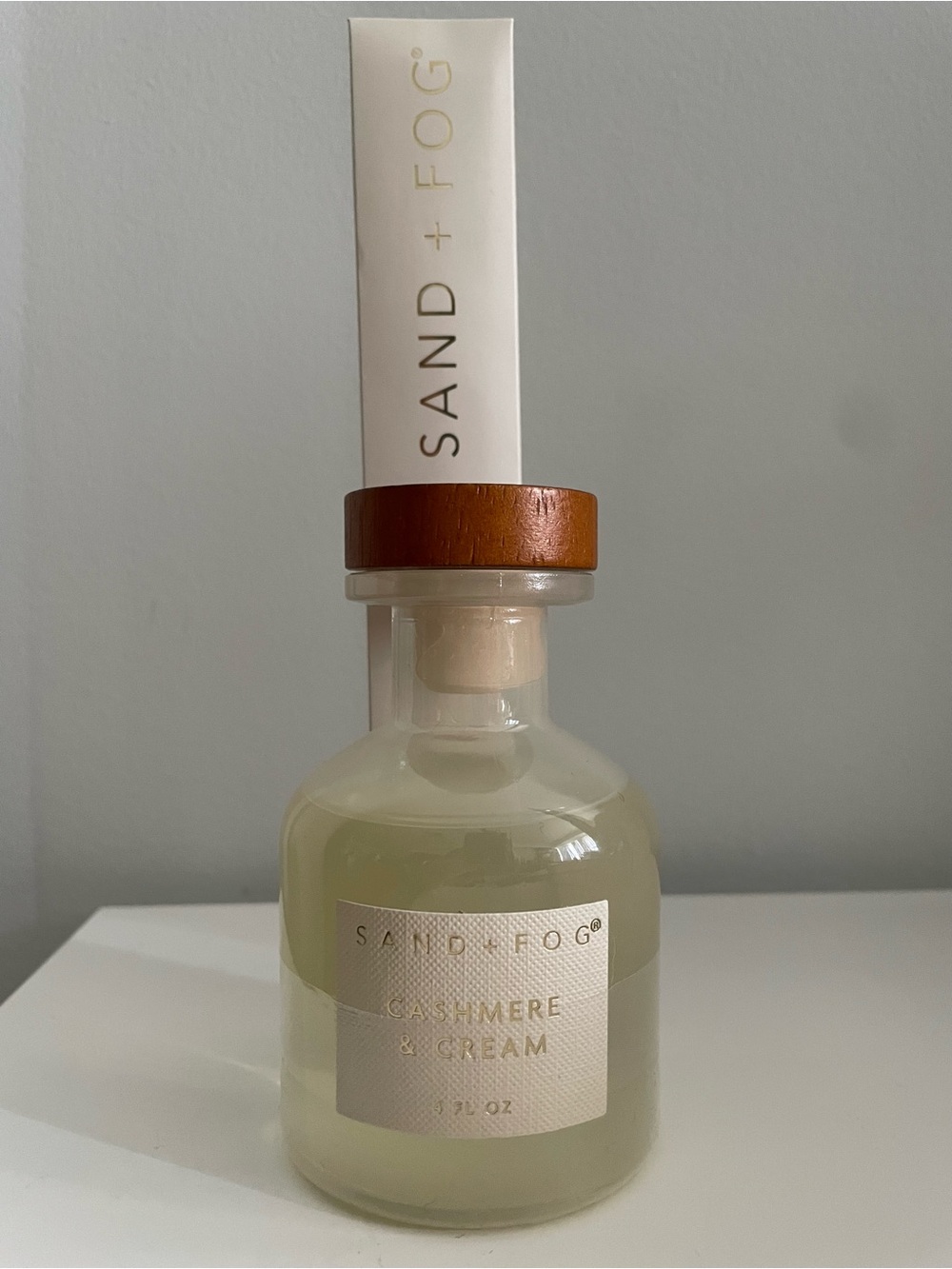 NWT SAND + FOG Cashmere & Cream Reed Diffuser — 4 FL OZ / 120 ML